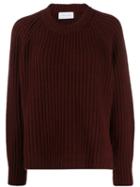 Christian Wijnants Oversized Rib Knit Jumper - Red