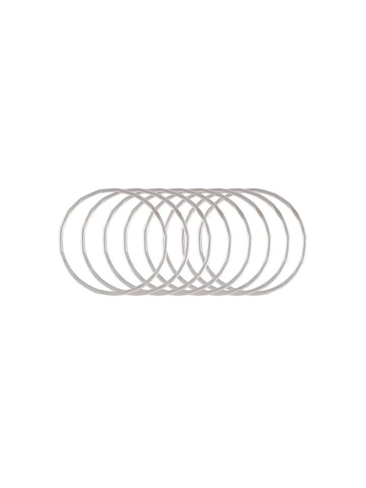 Melissa Joy Manning Set Of 8 Stacking Rings - Metallic