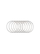 Melissa Joy Manning Set Of 8 Stacking Rings - Metallic