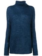 Simon Miller Blue Roll Neck Knitted Jumper