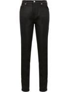Gucci Slim Leather Trousers - Black