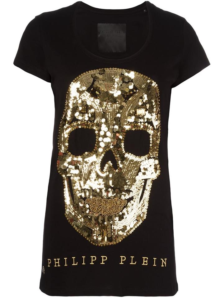 Philipp Plein 'untold' T-shirt, Women's, Size: Xs, Black, Cotton