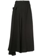Yohji Yamamoto Wide Leg Culottes - Black
