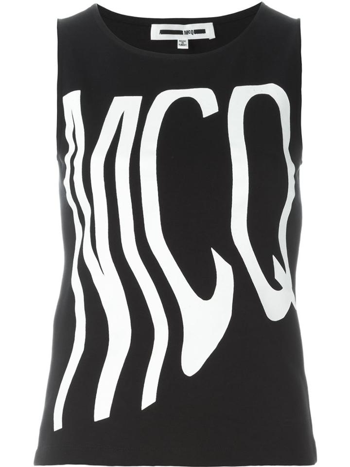 Mcq Alexander Mcqueen Mcq Photocopy Logo Print Tank Top
