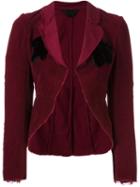 Comme Des Garçons Vintage Raw Edge Velvet Jacket