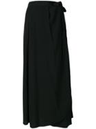 Forte Forte Wrap Maxi Skirt - Black