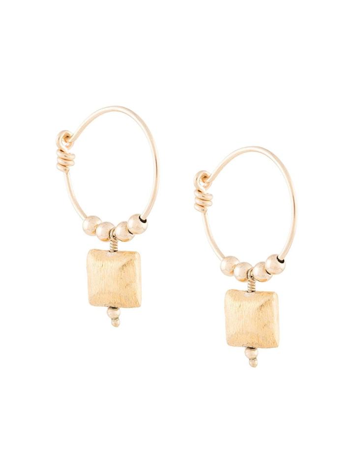 Petite Grand Mystique Hoop Earrings - Gold