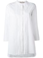 's Max Mara - Pleated Front Shirt - Women - Cotton - 36, White, Cotton