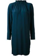 Marni - Shift Dress - Women - Silk/acetate - 44, Green, Silk/acetate