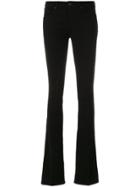 Victoria Victoria Beckham Fitted Flared Tailored Trousers - Black