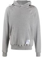 Satisfy Logo Patch Hoodie - Grey