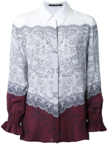 Mother Of Pearl Lace Print Shirt
