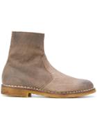 Maison Margiela Suede Ankle Boots - Brown