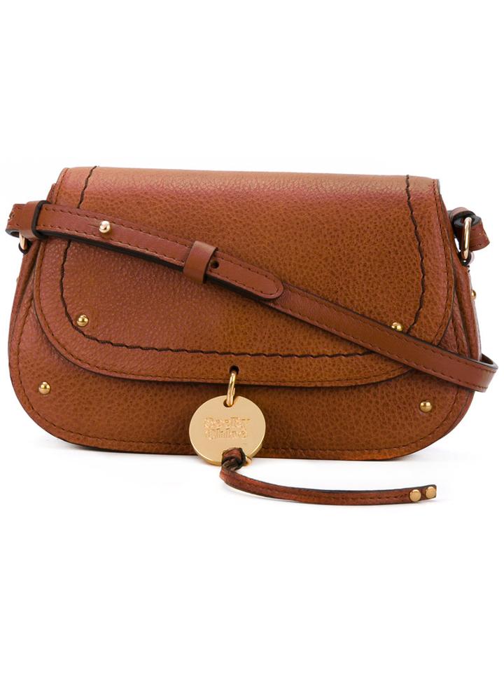 See By Chloé - Cross Body Bag - Women - Cotton/calf Leather - One Size, Brown, Cotton/calf Leather