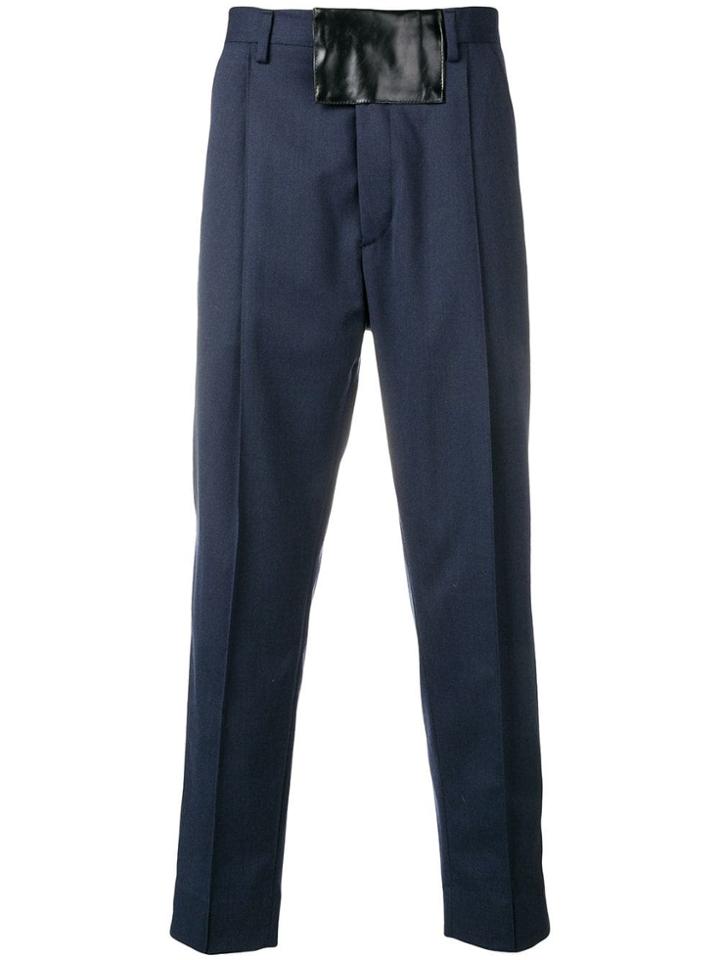 Just Cavalli Slim-fit Tailored Trousers - Blue