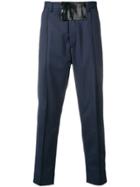 Just Cavalli Slim-fit Tailored Trousers - Blue
