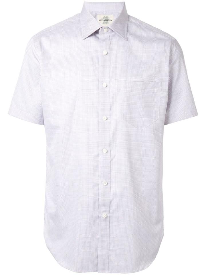 Kent & Curwen Short-sleeve Fitted Shirt - Red