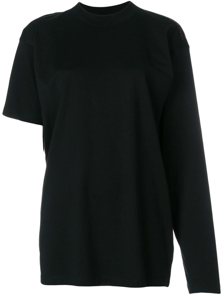 Y / Project Asymmetric T-shirt - Black