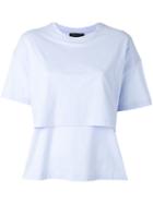 Diesel Black Gold Layered T-shirt, Women's, Size: Xs, Pink/purple, Cotton