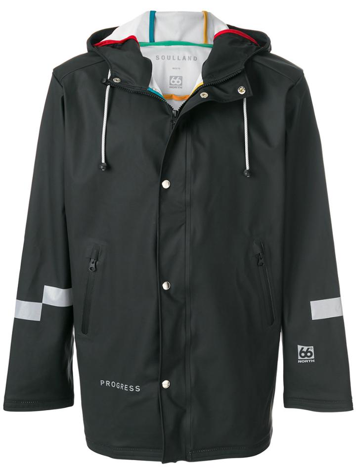 Soulland X 66 North Rain Jacket - Black