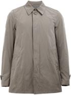 Herno Single-breasted Coat, Men's, Size: 46, Grey, Viscose/polyester/polyamide/cotton