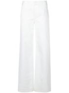 Ralph Lauren Collection Plain Flared Trousers - White