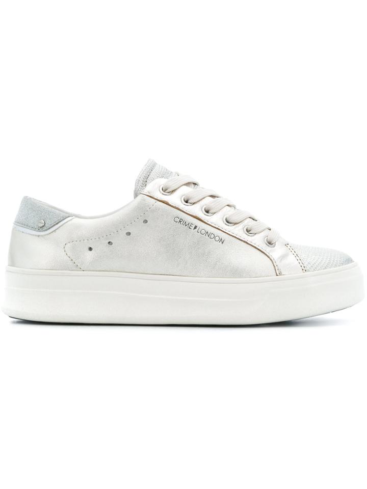 Crime London Sonik Sneakers - Metallic