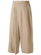 Maison Margiela Wide Knee-length Shorts - Neutrals