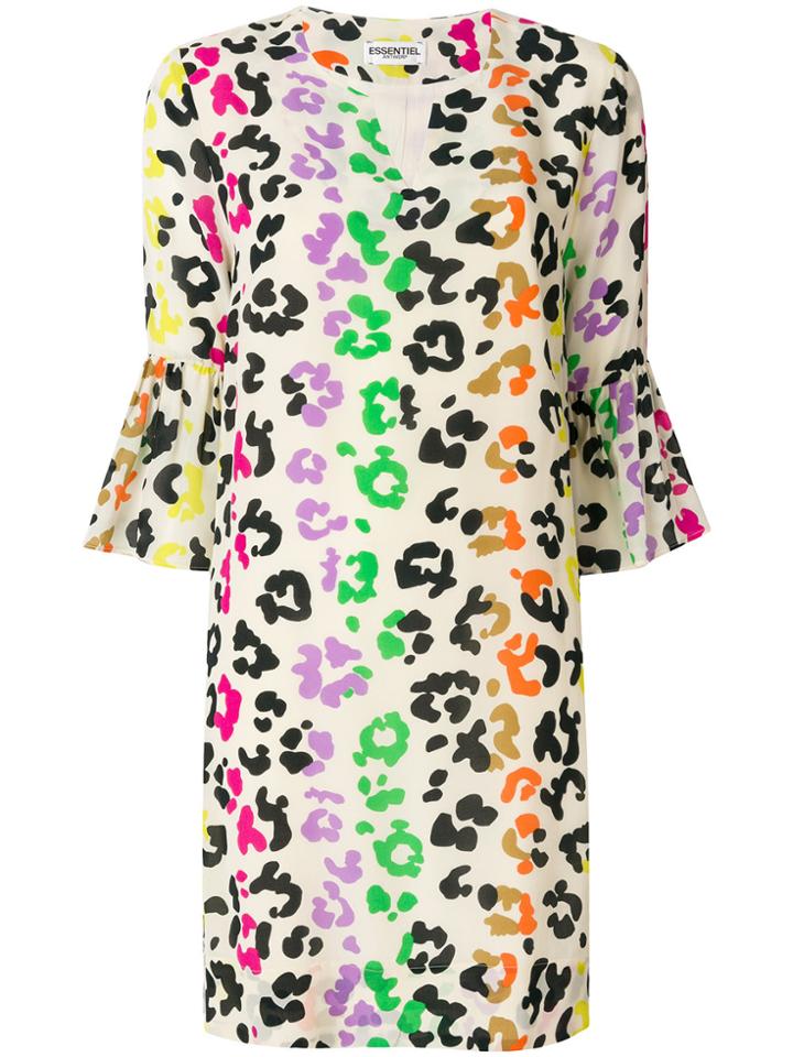 Essentiel Antwerp Leopard Print Dress - Multicolour