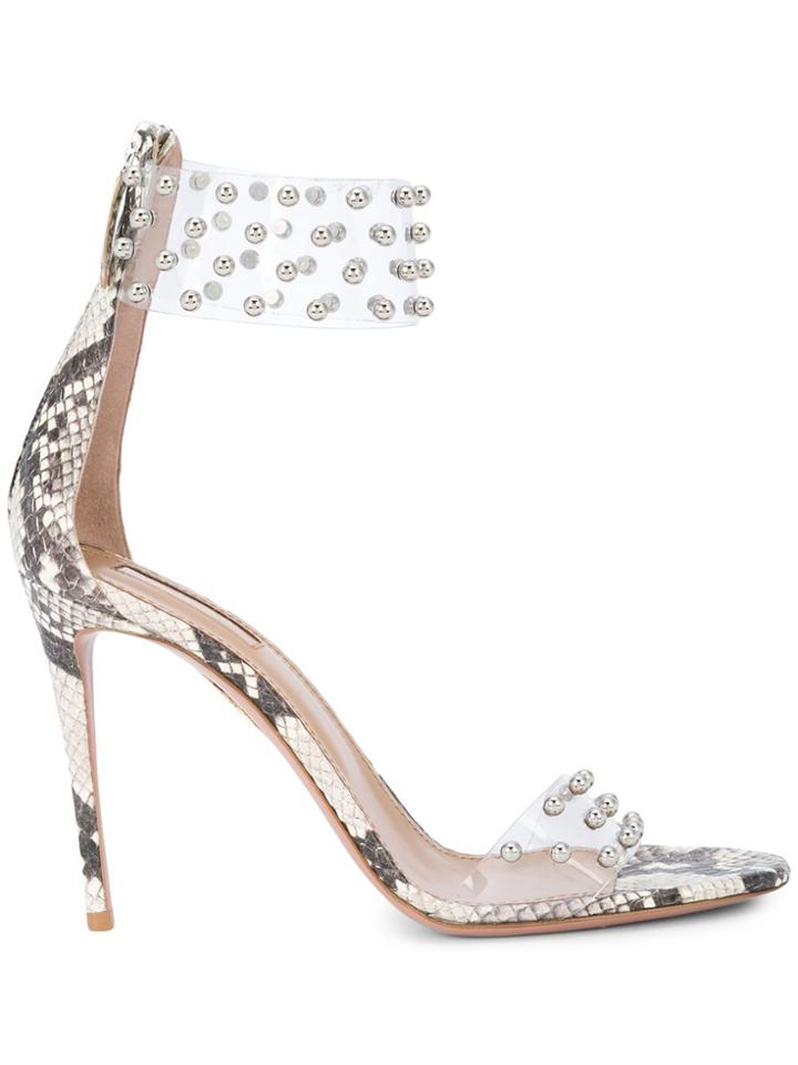 Aquazzura Roccia Sandals - Grey