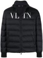 Valentino Padded Logo Jacket - Black