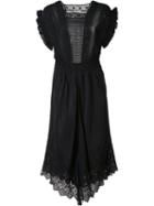 Ulla Johnson Embroidered Details Dress, Women's, Size: 4, Black, Cotton