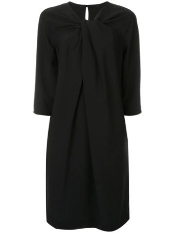 Jean Paul Knott Knotted Midi Dress - Black