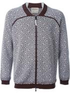 Al Duca D'aosta 1902 Jacquard Zip Cardigan