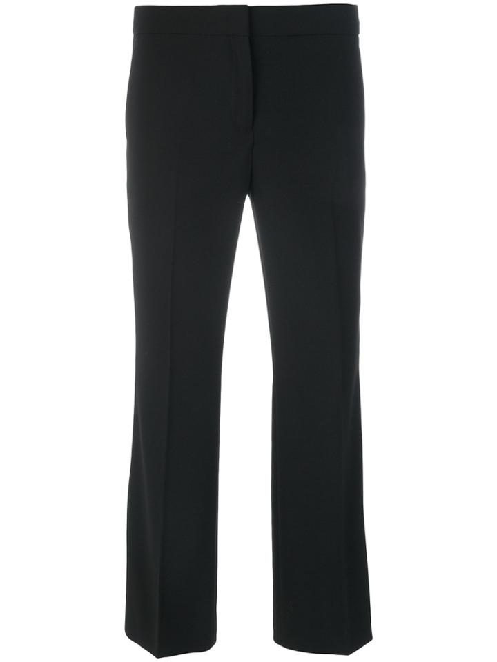 No21 Cropped Flared Trousers - Black