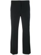 No21 Cropped Flared Trousers - Black