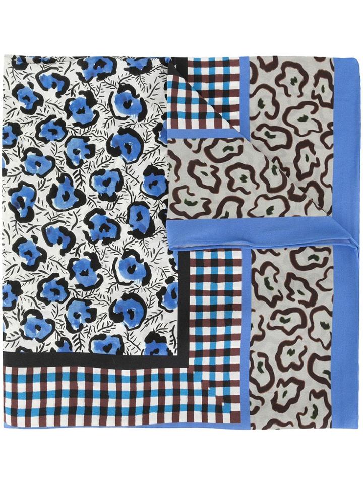 Christian Wijnants Amika Patchwork Scarf - Multicolour