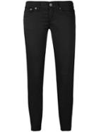 Dondup - Cropped Trousers - Women - Cotton/spandex/elastane - 31, Black, Cotton/spandex/elastane