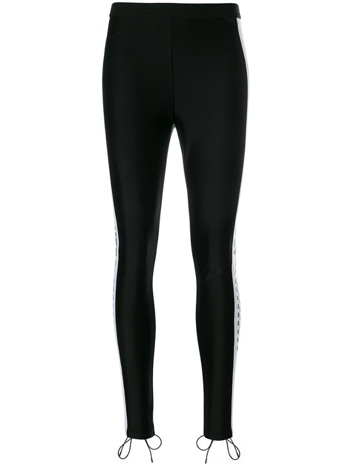 Fenty X Puma Contrast Panel Back Lace Leggings - Black