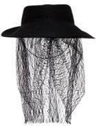 Gucci Net Veil Hat - Black