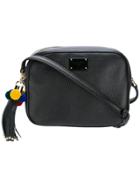 Dolce & Gabbana Pom-pom Zip Shoulder Bag - Black