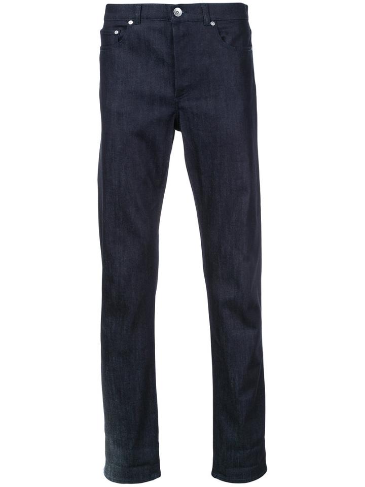 Gieves & Hawkes - Cropped Trousers - Men - Cotton/spandex/elastane - 36, Blue, Cotton/spandex/elastane