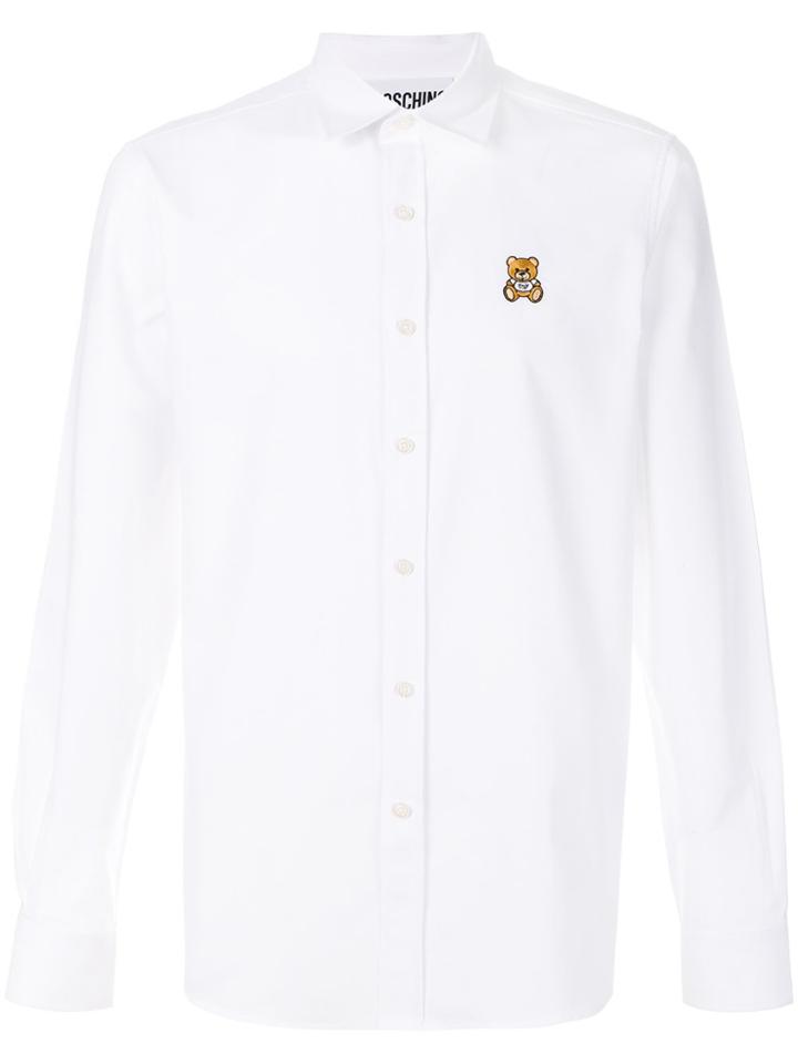 Moschino Teddy Bear Embellished Shirt - White