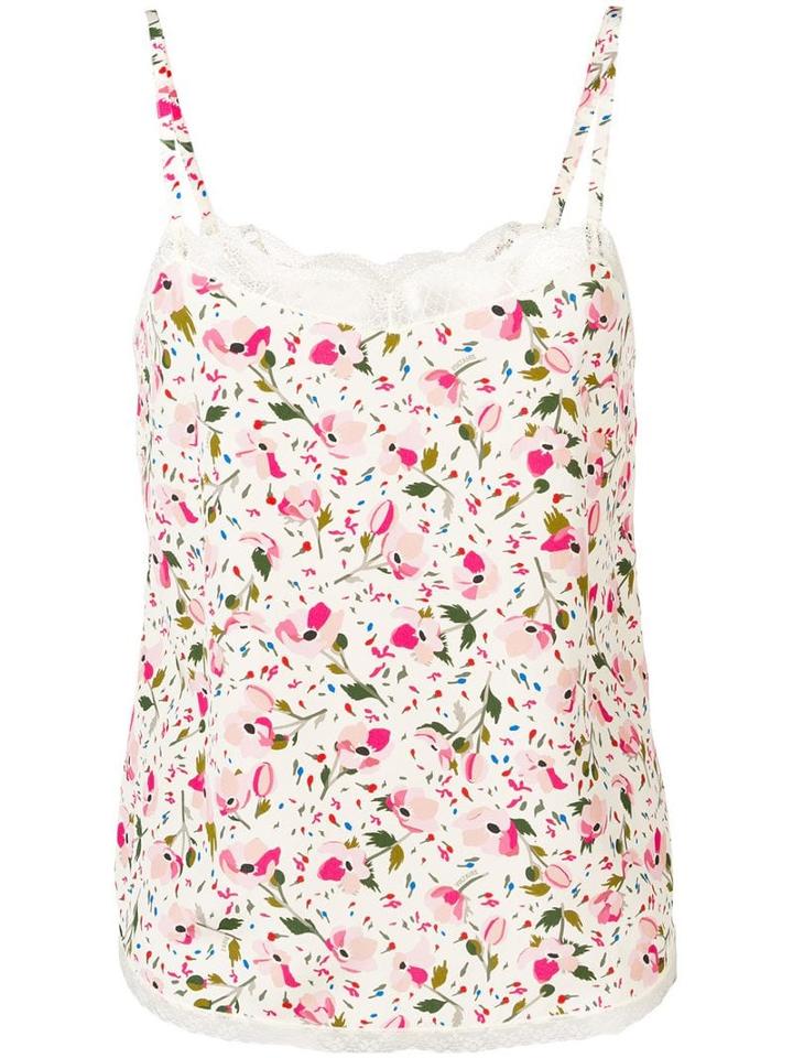Zadig & Voltaire Fashion Show Floral Print Top - Neutrals