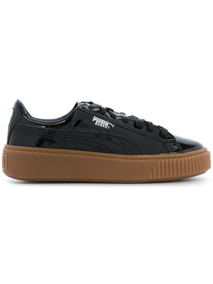 Puma Basket Platform Sneakers - Black