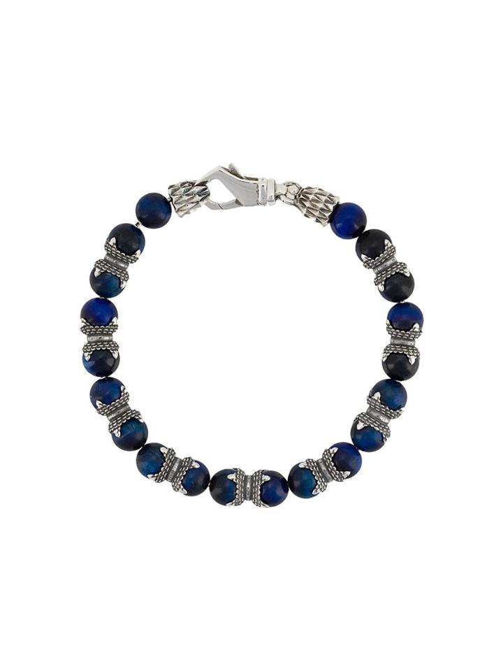 Emanuele Bicocchi Beaded Stone Bracelet - Blue