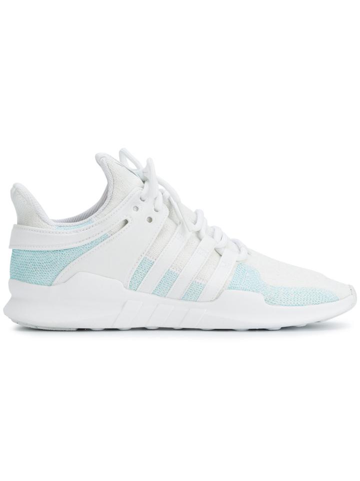 Adidas White Eqt Support Adv Parley Sneakers