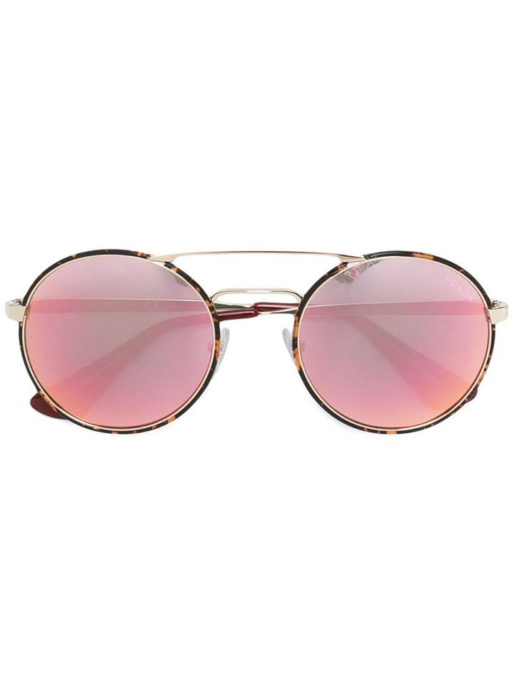 Prada Eyewear 'exclusive Collection' Sunglasses, Women's, Grey, Metal
