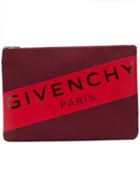 Givenchy Large Zipped Pouch - Red