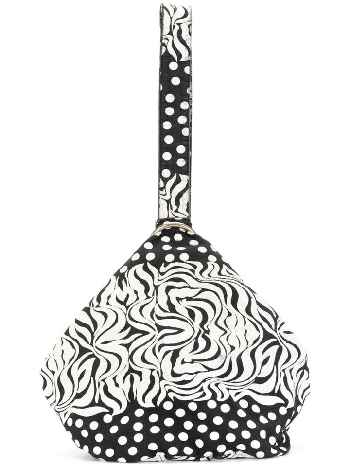 Versace Pre-owned Printed Shoulder Bag - Black